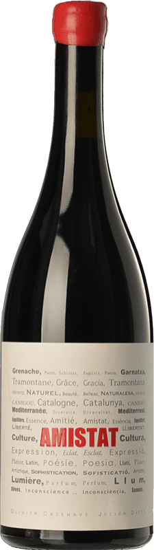 31,95 € Envío gratis | Vino Tinto Amistat Crianza A.O.C. Côtes du Roussillon Languedoc-Roussillon Francia Garnacha 75 cl