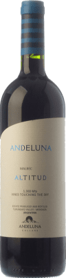 23,95 € 免费送货 | 红酒 Andeluna Altitud 预订 I.G. Mendoza 门多萨 阿根廷 Malbec 瓶子 75 cl
