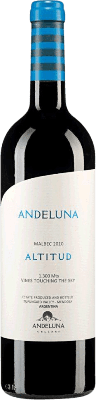 26,95 € Free Shipping | Red wine Andeluna Altitud Reserve I.G. Mendoza Mendoza Argentina Malbec Bottle 75 cl