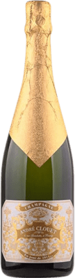 79,95 € 免费送货 | 白起泡酒 André Clouet Un Jour de 1911 Grand Cru 大储备 A.O.C. Champagne 香槟酒 法国 Pinot Black 瓶子 75 cl