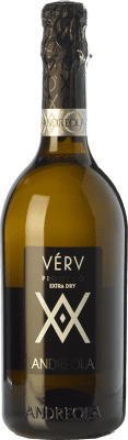 12,95 € 送料無料 | 白スパークリングワイン Andreola Verv 余分な乾燥 D.O.C. Prosecco ベネト イタリア Glera ボトル 75 cl
