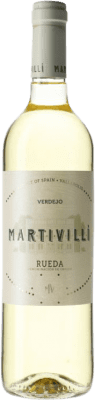 9,95 € Envio grátis | Vinho branco Ángel Lorenzo Cachazo Martivillí D.O. Rueda Castela e Leão Espanha Verdejo Garrafa 75 cl