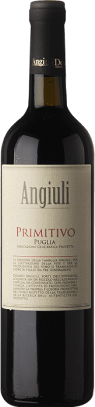 9,95 € Spedizione Gratuita | Vino Rosso Angiuli I.G.T. Puglia Puglia Italia Primitivo 75 cl