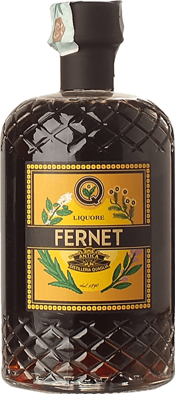 29,95 € Free Shipping | Herbal liqueur Quaglia Fernet Piemonte Italy Bottle 70 cl