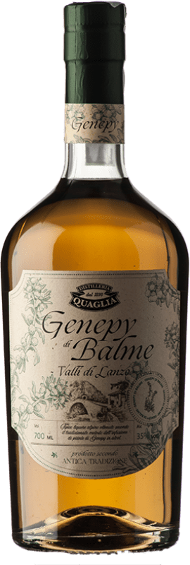 36,95 € Free Shipping | Herbal liqueur Quaglia Genepy Piemonte Italy Bottle 70 cl