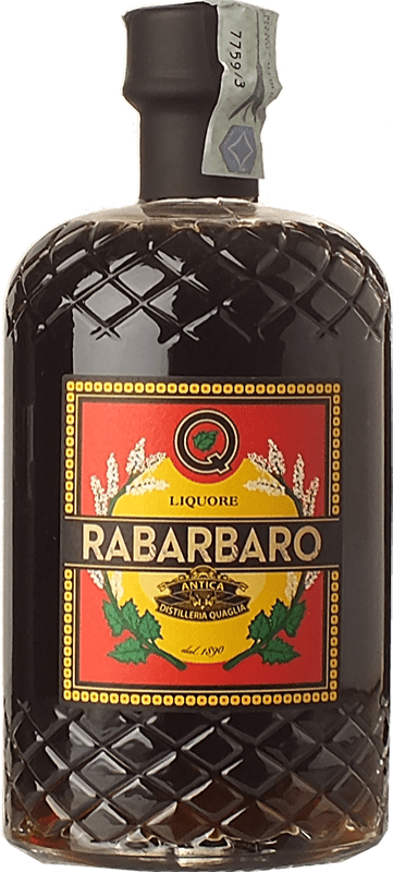 52,95 € Spedizione Gratuita | Liquore alle Erbe Quaglia Rabarbaro Piemonte Italia 70 cl