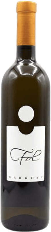 18,95 € Envío gratis | Vino blanco Ezio Cerruti Fol I.G. Vino da Tavola Piemonte Italia Moscatel Amarillo Botella 75 cl