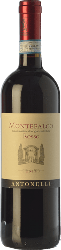 16,95 € Free Shipping | Red wine Antonelli San Marco Rosso D.O.C. Montefalco Umbria Italy Sangiovese, Montepulciano, Sagrantino Bottle 75 cl