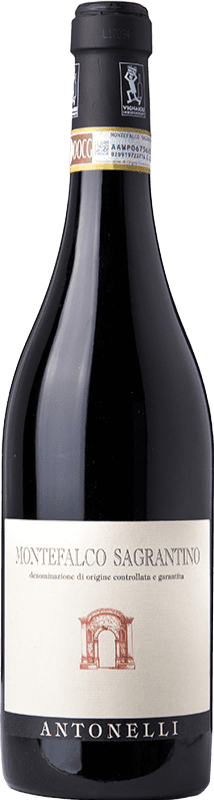 31,95 € Envío gratis | Vino Tinto Antonelli San Marco D.O.C.G. Sagrantino di Montefalco Umbria Italia Sagrantino Eco Ecológico Botella 75 cl