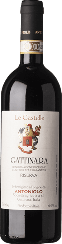 54,95 € Бесплатная доставка | Красное вино Antoniolo Le Castelle D.O.C.G. Gattinara Пьемонте Италия Nebbiolo бутылка 75 cl