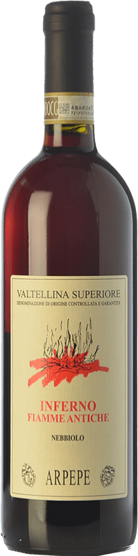 66,95 € 免费送货 | 红酒 Ar.Pe.Pe. Inferno Fiamme Antiche D.O.C.G. Valtellina Superiore 伦巴第 意大利 Nebbiolo 瓶子 75 cl