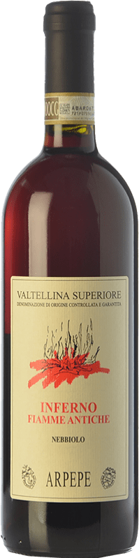 69,95 € Kostenloser Versand | Rotwein Ar.Pe.Pe. Inferno Fiamme Antiche Superior D.O.C. Valtellina Lombardei Italien Nebbiolo Flasche 75 cl