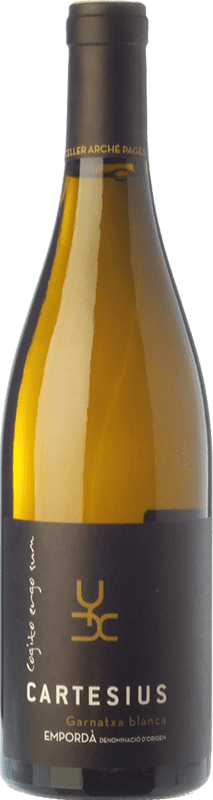 17,95 € Envío gratis | Vino blanco Arché Pagés Cartesius Blanc Crianza D.O. Empordà Cataluña España Garnacha Blanca Botella 75 cl