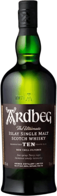 66,95 € 送料無料 | シングルモルトウイスキー Ardbeg アイラ島 イギリス 10 年 70 cl