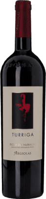 95,95 € 免费送货 | 红酒 Argiolas Turriga I.G.T. Isola dei Nuraghi 撒丁岛 意大利 Carignan, Bobal, Malvasia Black, Cannonau 瓶子 75 cl