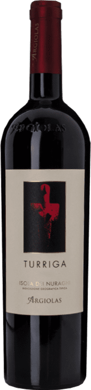 95,95 € Бесплатная доставка | Красное вино Argiolas Turriga I.G.T. Isola dei Nuraghi Sardegna Италия Carignan, Bobal, Malvasia Black, Cannonau бутылка 75 cl
