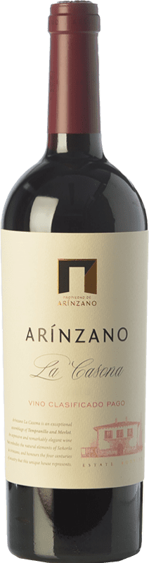 36,95 € Free Shipping | Red wine Arínzano La Casona Aged D.O.P. Vino de Pago de Arínzano Navarre Spain Tempranillo, Merlot Bottle 75 cl