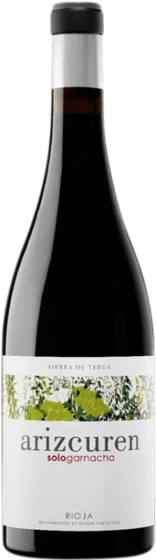 42,95 € Free Shipping | Red Wine Arizcuren Sologarnacha Crianza — Aged D.O.Ca. Rioja The Rioja Spain Garnacha — Grenache 75 cl