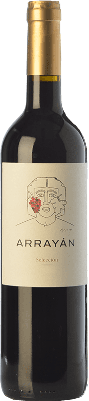 8,95 € Envío gratis | Vino Tinto Arrayán Selección Joven D.O. Méntrida Castilla la Mancha España Merlot, Syrah, Cabernet Sauvignon, Petit Verdot 75 cl