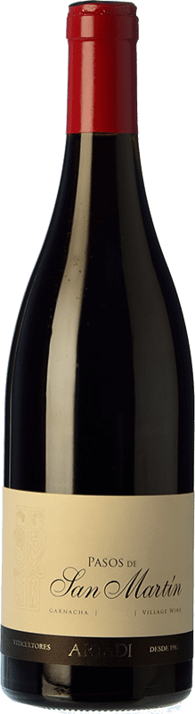 23,95 € Free Shipping | Red wine Artazu Pasos de San Martín Aged D.O. Navarra Navarre Spain Grenache Bottle 75 cl