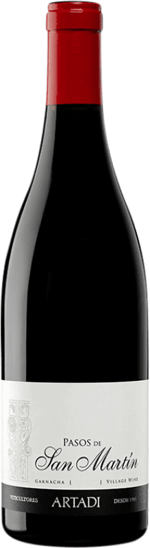 23,95 € Free Shipping | Red wine Artazu Pasos de San Martín Aged D.O. Navarra Navarre Spain Grenache Bottle 75 cl