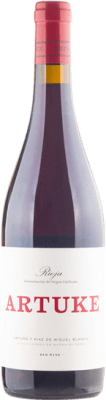 10,95 € 免费送货 | 红酒 Artuke 年轻的 D.O.Ca. Rioja 拉里奥哈 西班牙 Tempranillo, Viura 瓶子 75 cl