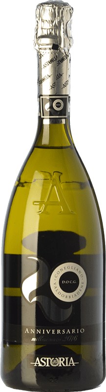 12,95 € Free Shipping | White sparkling Astoria Anniversario D.O.C.G. Prosecco di Conegliano-Valdobbiadene Treviso Italy Glera Bottle 75 cl