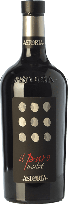 9,95 € Kostenloser Versand | Rotwein Astoria Il Puro I.G.T. Venezia Venetien Italien Merlot Flasche 75 cl