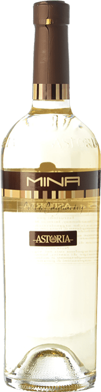 12,95 € Бесплатная доставка | Белое вино Astoria Mina D.O.C. Colli di Conegliano Венето Италия Chardonnay — Шардоне, Sauvignon — Совиньон, Incroccio Manzoni Бутылка 75 cl