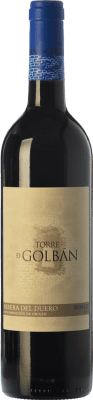 7,95 € Бесплатная доставка | Красное вино Atalayas de Golbán Torre de Golbán Дуб D.O. Ribera del Duero Кастилия-Леон Испания Tempranillo бутылка 75 cl