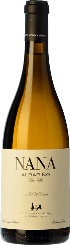 39,95 € Free Shipping | White wine Attis Nana Aged D.O. Rías Baixas Galicia Spain Albariño Bottle 75 cl