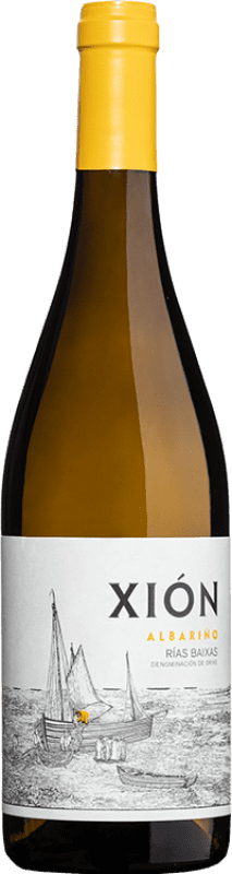 18,95 € Envío gratis | Vino blanco Attis Xión D.O. Rías Baixas Galicia España Albariño Botella 75 cl