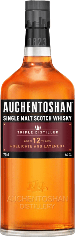 48,95 € Free Shipping | Whisky Single Malt Auchentoshan Lowlands United Kingdom 12 Years Bottle 70 cl