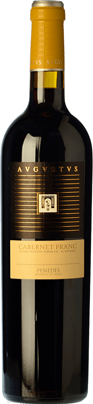 17,95 € Free Shipping | Red wine Augustus Aged D.O. Penedès Catalonia Spain Cabernet Franc Bottle 75 cl