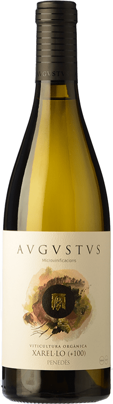 10,95 € Kostenloser Versand | Weißwein Augustus Microvinificacions +100 Crianza — Kurze Fassreifung D.O. Penedès Katalonien Spanien Xarel·lo Flasche 75 cl