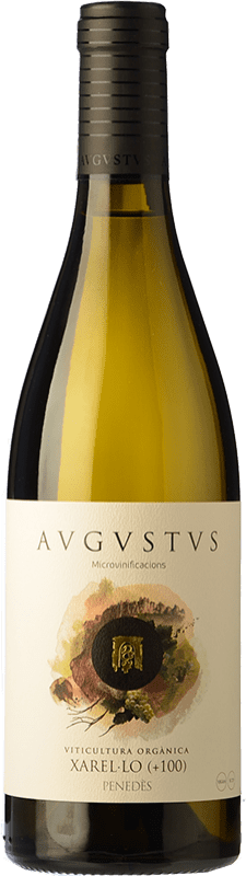 10,95 € Free Shipping | White wine Augustus Microvinificacions +100 Aged D.O. Penedès Catalonia Spain Xarel·lo Bottle 75 cl