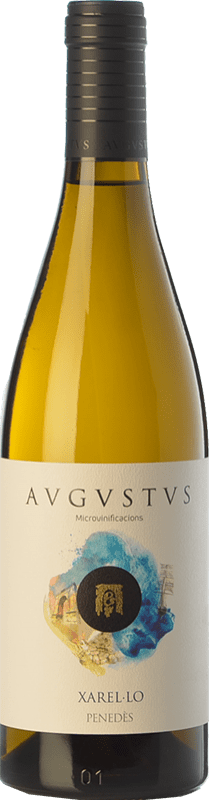 11,95 € Envio grátis | Vinho branco Augustus Microvinificacions de Mar Crianza D.O. Penedès Catalunha Espanha Xarel·lo Garrafa 75 cl