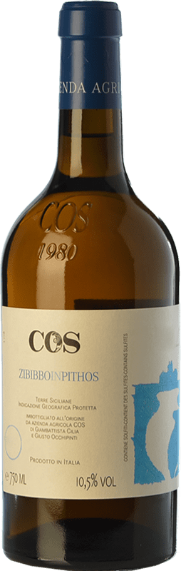 33,95 € Free Shipping | White wine Cos Zibibbo in Pithos I.G.T. Terre Siciliane Sicily Italy Muscat of Alexandria Bottle 75 cl