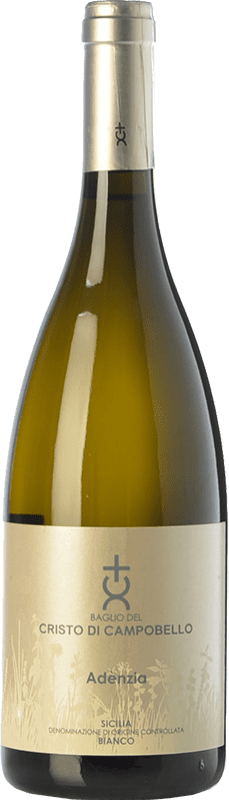 21,95 € Spedizione Gratuita | Vino Bianco Cristo di Campobello Adenzia I.G.T. Terre Siciliane Sicilia Italia Grillo, Inzolia 75 cl