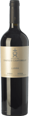 36,95 € Бесплатная доставка | Красное вино Cristo di Campobello Lusirà I.G.T. Terre Siciliane Сицилия Италия Syrah бутылка 75 cl