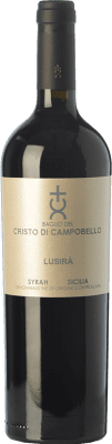 32,95 € Бесплатная доставка | Красное вино Cristo di Campobello Lusirà I.G.T. Terre Siciliane Сицилия Италия Syrah — Сира Бутылка 75 cl
