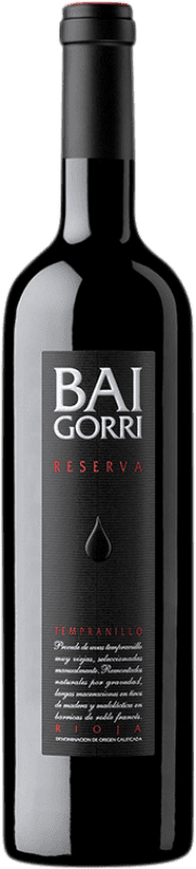 27,95 € Бесплатная доставка | Красное вино Baigorri Резерв D.O.Ca. Rioja Ла-Риоха Испания Tempranillo бутылка 75 cl