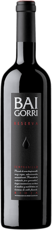 27,95 € Kostenloser Versand | Rotwein Baigorri Reserve — Gereift D.O.Ca. Rioja La Rioja Spanien Tempranillo 75 cl