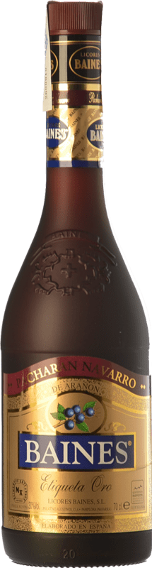 26,95 € Envío gratis | Pacharán Baines Oro Navarra España Botella 70 cl