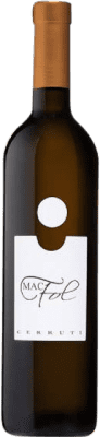 26,95 € Envío gratis | Vino blanco Ezio Cerruti MacFol Macerato I.G. Vino da Tavola Piemonte Italia Moscatel Amarillo Botella 75 cl