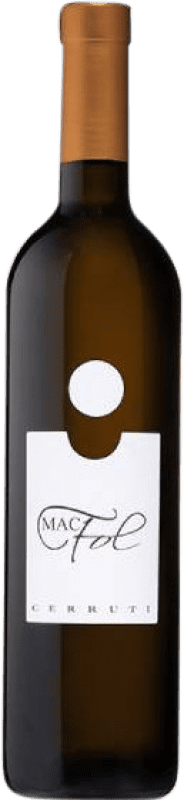 26,95 € Envío gratis | Vino blanco Ezio Cerruti MacFol Macerato I.G. Vino da Tavola Piemonte Italia Moscatel Amarillo Botella 75 cl