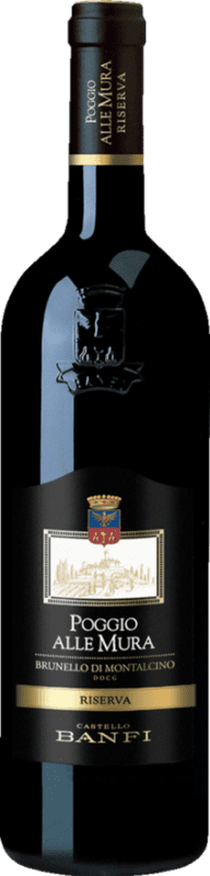 114,95 € Envío gratis | Vino Tinto Castello Banfi Poggio alle Mura Reserva D.O.C.G. Brunello di Montalcino Toscana Italia Sangiovese 75 cl