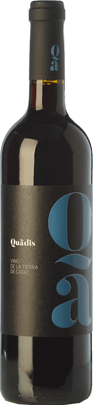 6,95 € Free Shipping | Red wine Barbadillo Quadis Joven I.G.P. Vino de la Tierra de Cádiz Andalusia Spain Tempranillo, Merlot, Syrah, Tintilla de Rota Bottle 75 cl