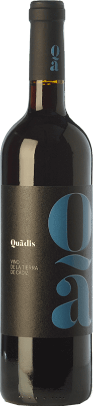 9,95 € Free Shipping | Red Wine Barbadillo Quadis Young I.G.P. Vino de la Tierra de Cádiz Andalusia Spain Tempranillo, Merlot, Syrah — Shiraz, Tintilla de Rota Bottle 75 cl