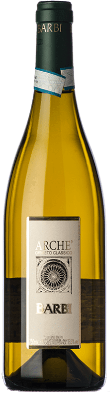 13,95 € Free Shipping | White wine Barbi Classico Archè D.O.C. Orvieto Umbria Italy Chardonnay, Sauvignon, Procanico, Grechetto Bottle 75 cl